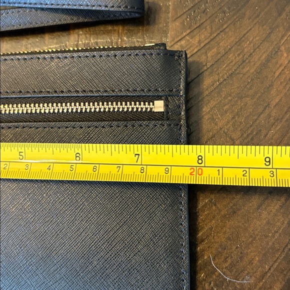 Kate Spade Black Leather Tote and Pouch - Picture 9 of 9